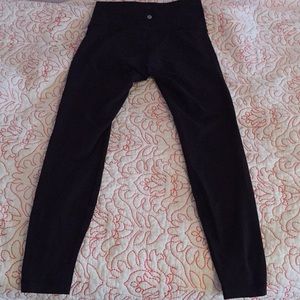 lululemon wunder under black leggings